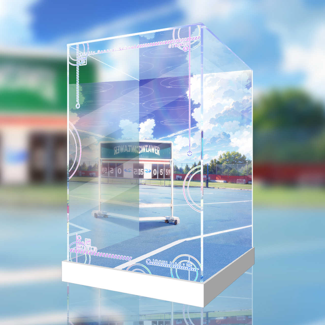 [AOWOBOX] Plum 蔚藍檔案 Blue Archive 伊落 瑪麗 體操服 紀念大廳 專用主題展示盒