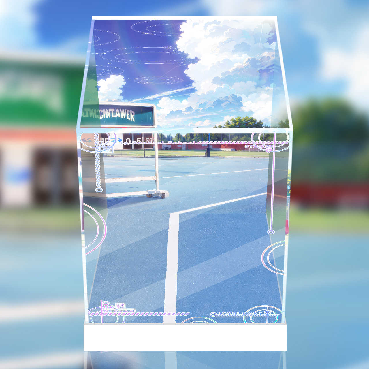 [AOWOBOX] Plum 蔚藍檔案 Blue Archive 伊落 瑪麗 體操服 紀念大廳 專用主題展示盒