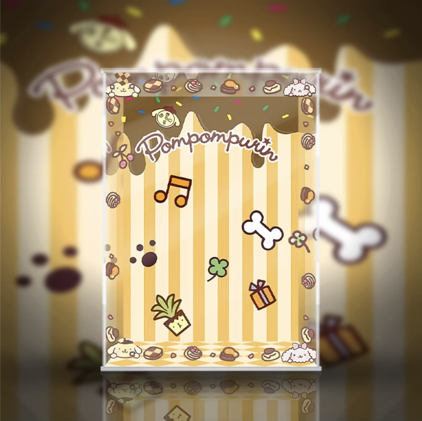 [AOWOBOX] Pop Mart 泡泡瑪特 MEGA SPACE MOLLY 400% 三麗鷗家族 布丁狗 專用主題展示盒