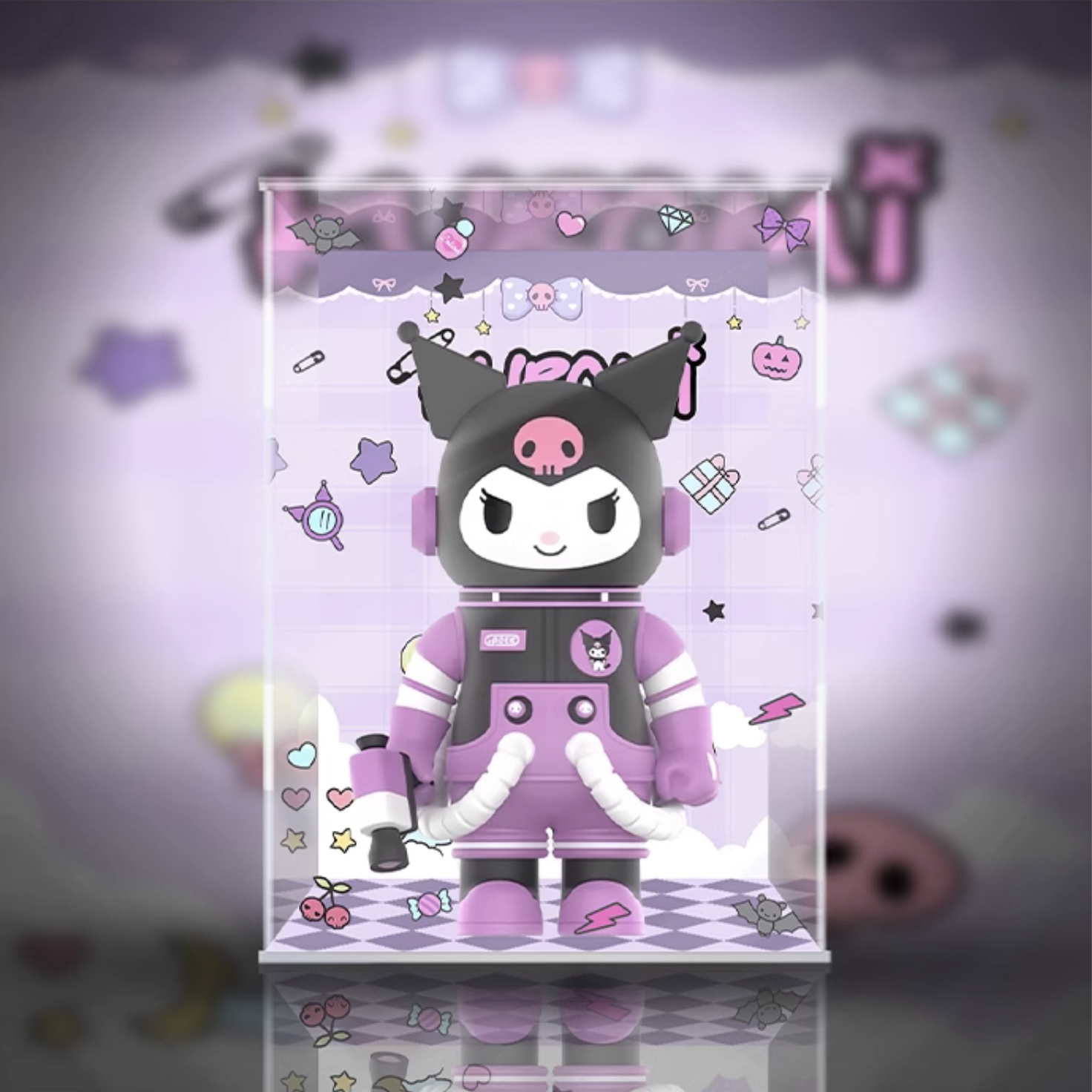 [AOWOBOX] Pop Mart 泡泡瑪特 MEGA SPACE MOLLY 400% 三麗鷗家族 庫洛米 專用主題展示盒