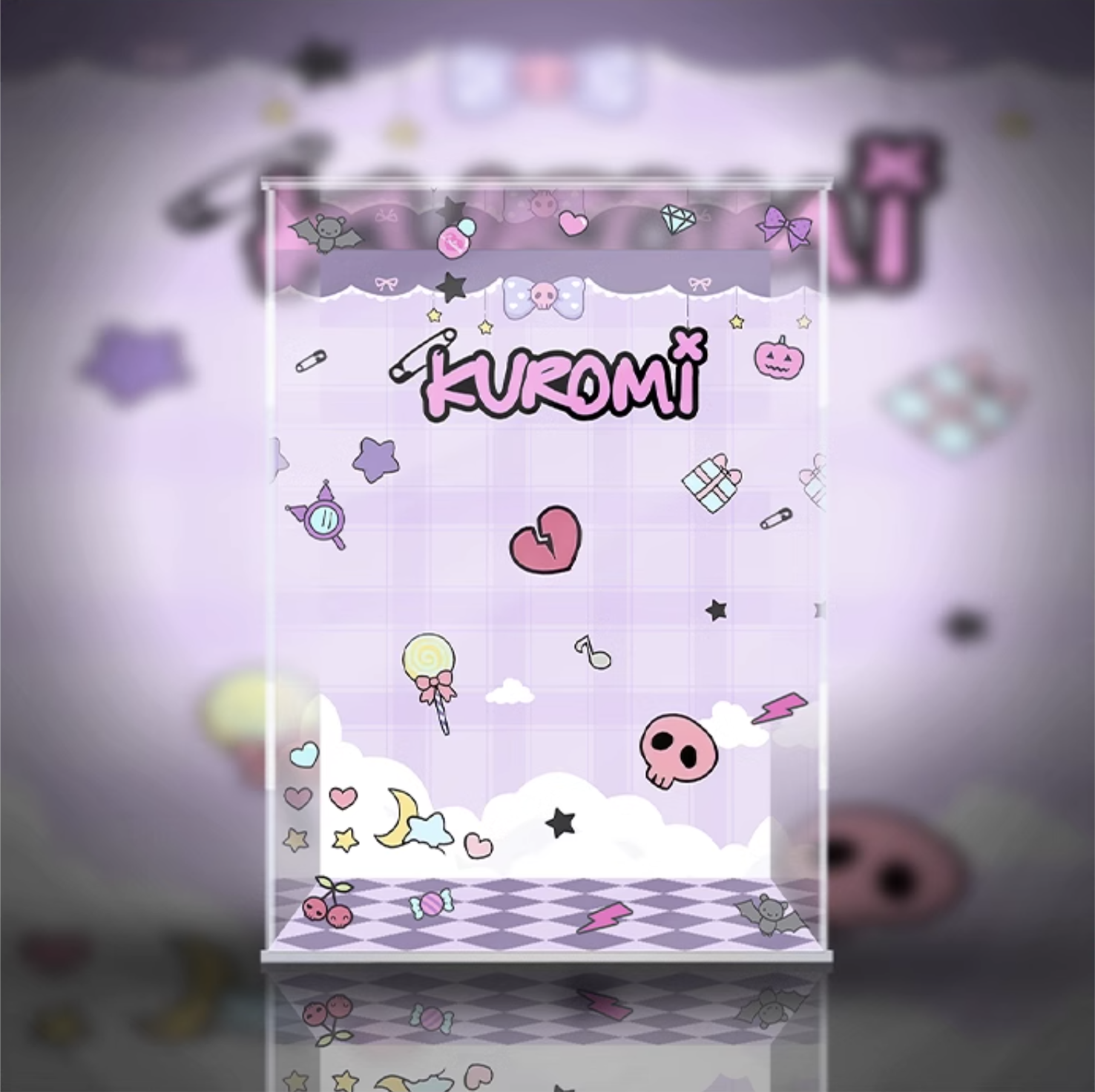 [AOWOBOX] Pop Mart 泡泡瑪特 MEGA SPACE MOLLY 400% 三麗鷗家族 庫洛米 專用主題展示盒