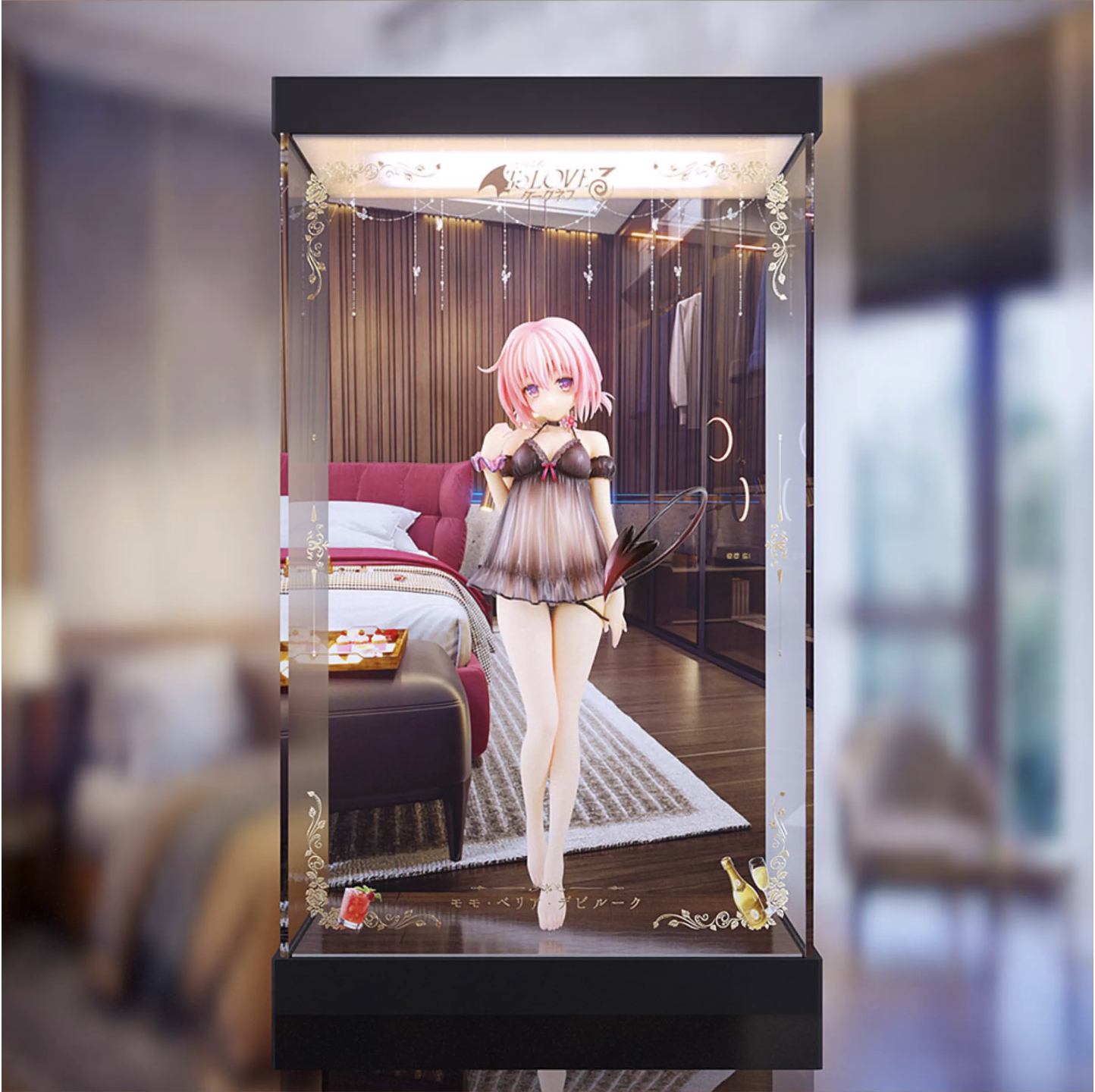 [AOWOBOX] Alter RyuNS 出包王女 Darkness 夢夢 貝莉雅 戴比路克 小惡魔 BabyDoll 黑睡衣 專用主題展示盒