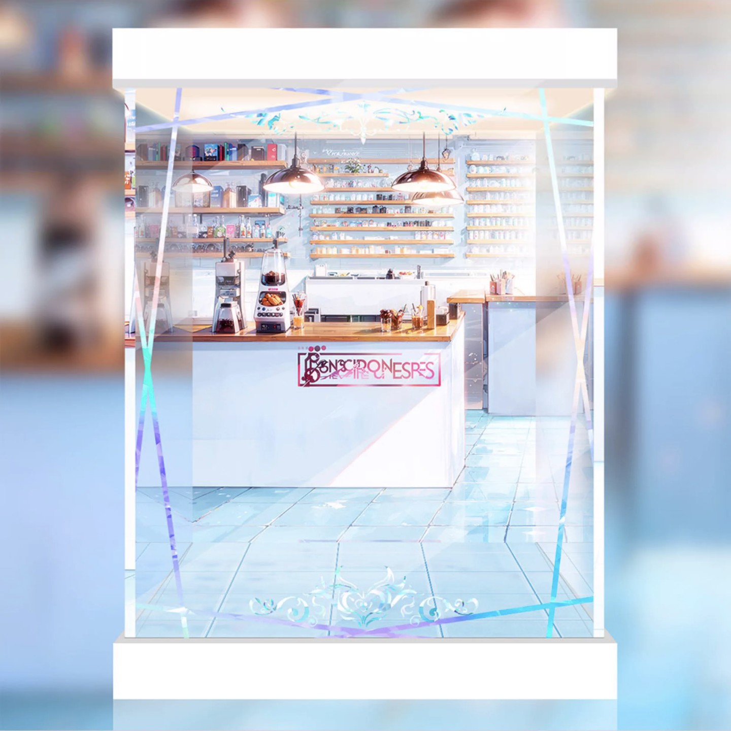 [AOWOBOX] HOTVENUS 藍熊貓咖啡 Henrietta 專用主題展示盒