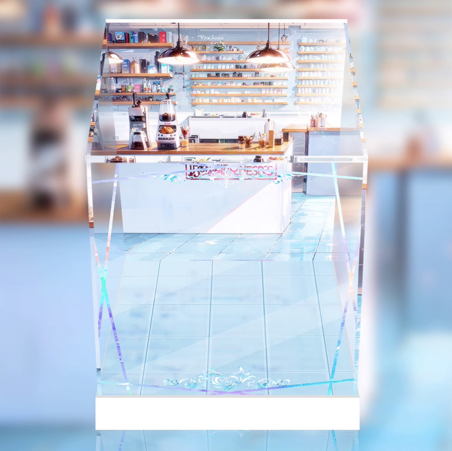 [AOWOBOX] HOTVENUS 藍熊貓咖啡 Henrietta 專用主題展示盒