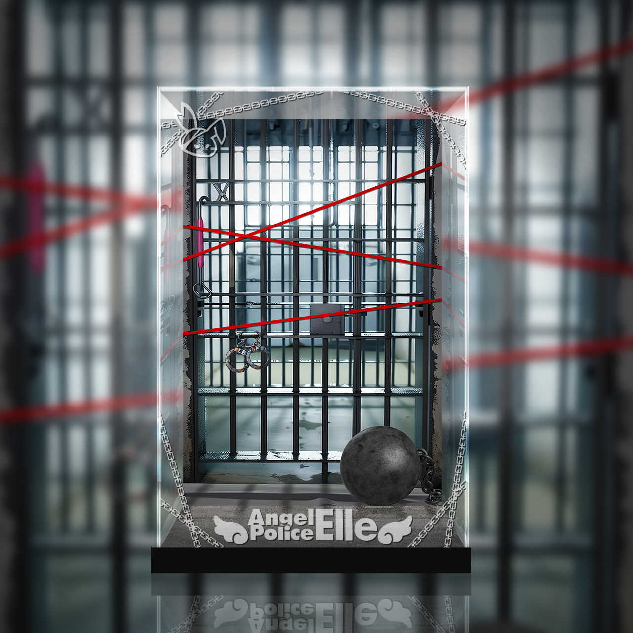 [AOWOBOX] Union Creative 天使警察 rurudo 關禁主題 專用高透展示盒