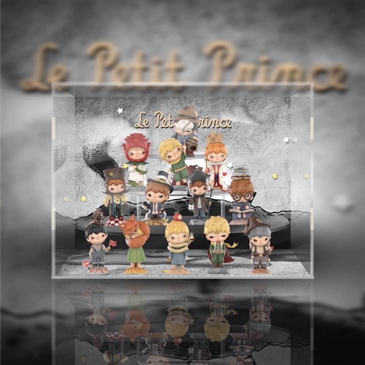 [AOWOBOX] Pop Mart 泡泡瑪特 Hirono 小野 小王子 系列 盲盒專用主題展示盒