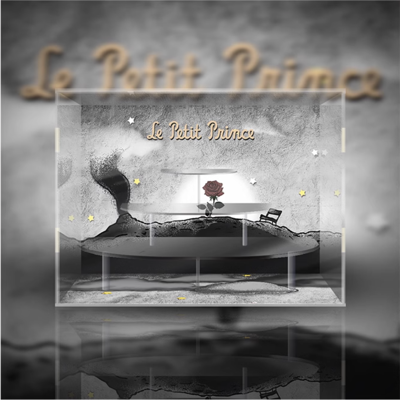 [AOWOBOX] Pop Mart 泡泡瑪特 Hirono 小野 小王子 系列 盲盒專用主題展示盒