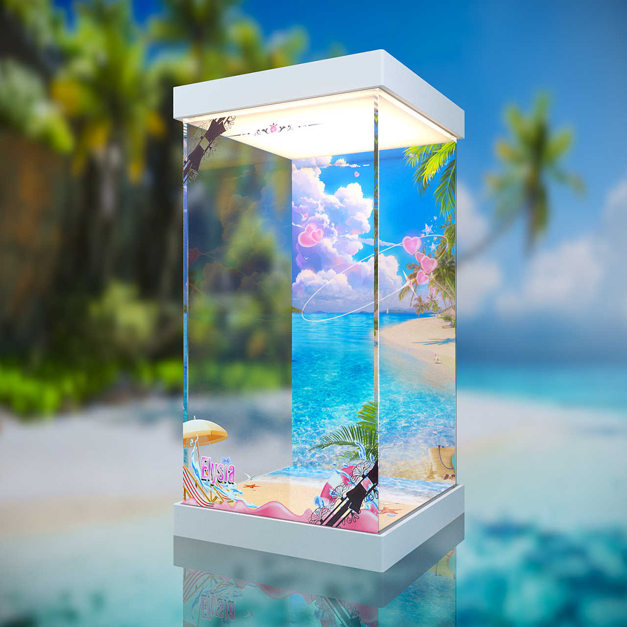 [AOWOBOX] 好微笑 Myethos 崩壞3 Gift+ 愛莉希雅 夏日妖精小姐 專用主題展示盒