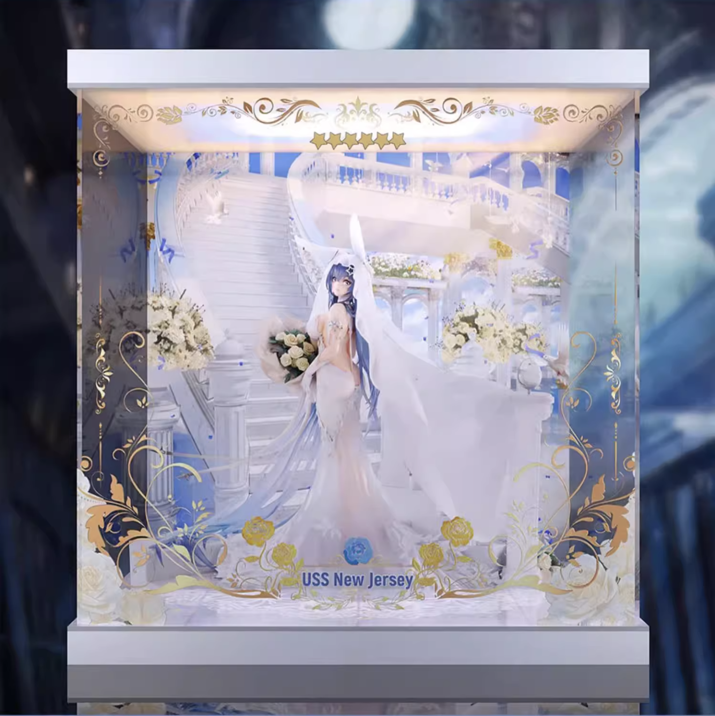 [AOWOBOX] Apex 碧藍航線 紐澤西 花園 白雪之儀 專用主題展示盒