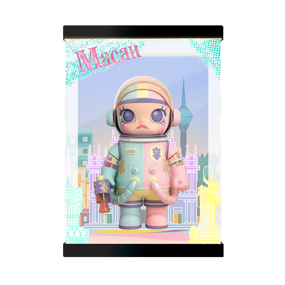 [AOWOBOX] Pop Mart 泡泡瑪特 MEGA Space Molly 400% 蜜糖 Sweetie 澳門限定專用主題展示盒