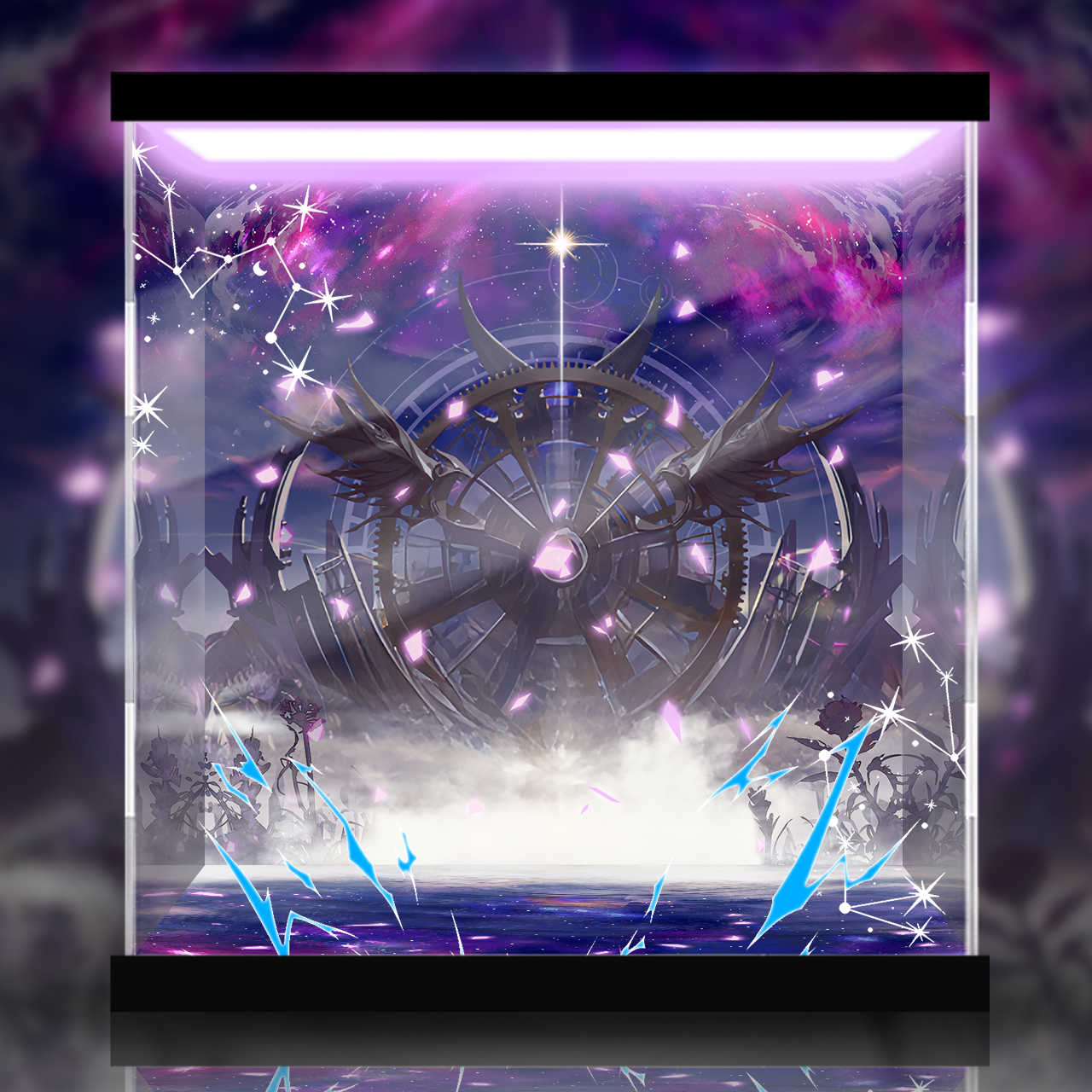 [AOWOBOX] GSAS 粘土人 地下城與勇士 聆風 ·旅人專用 主題展示盒