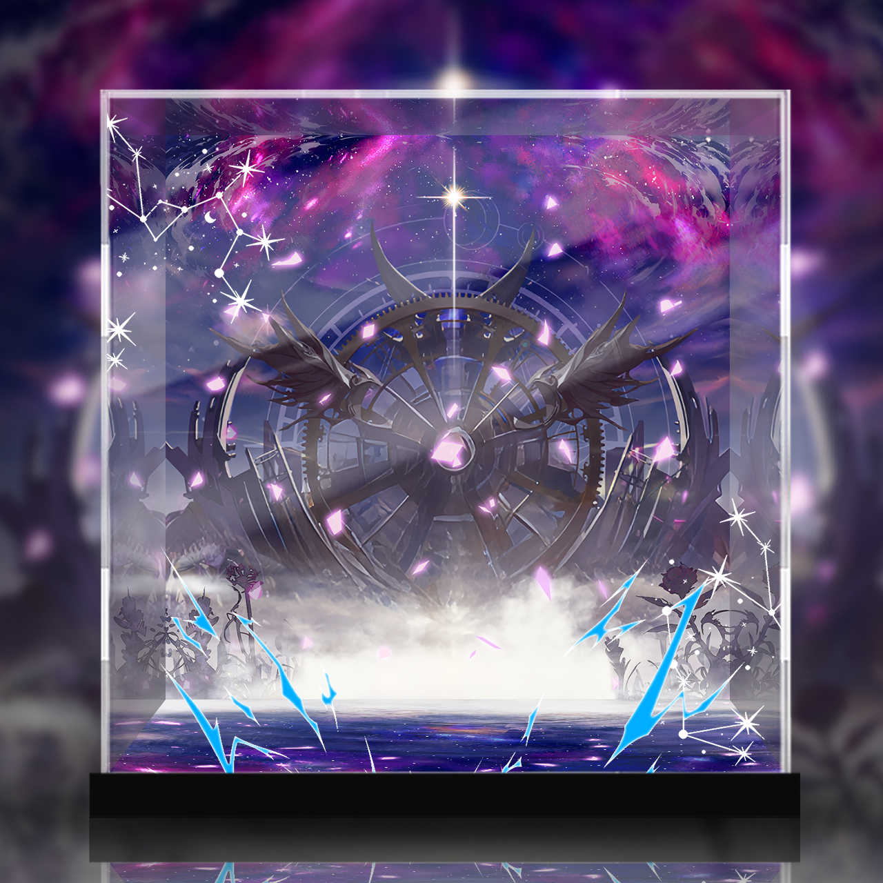 [AOWOBOX] GSAS 粘土人 地下城與勇士 聆風 ·旅人專用 主題展示盒