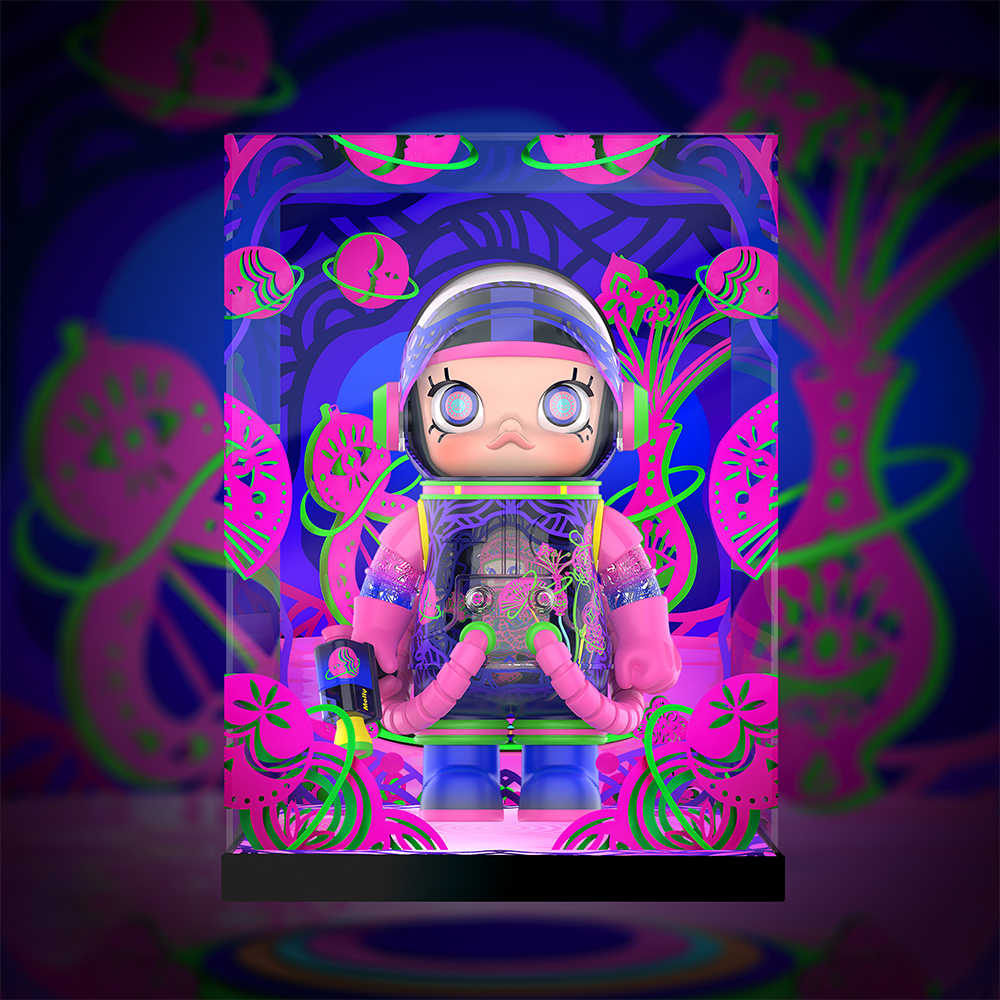 [AOWOBOX] Pop Mart 泡泡瑪特 MEGA Space Molly 400% 陳粉丸 專用主題展示盒