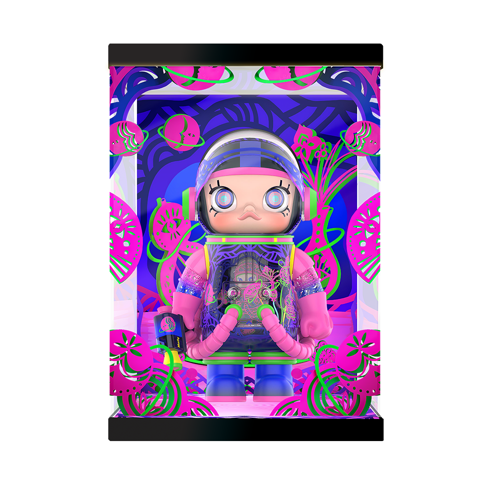 [AOWOBOX] Pop Mart 泡泡瑪特 MEGA Space Molly 400% 陳粉丸 專用主題展示盒