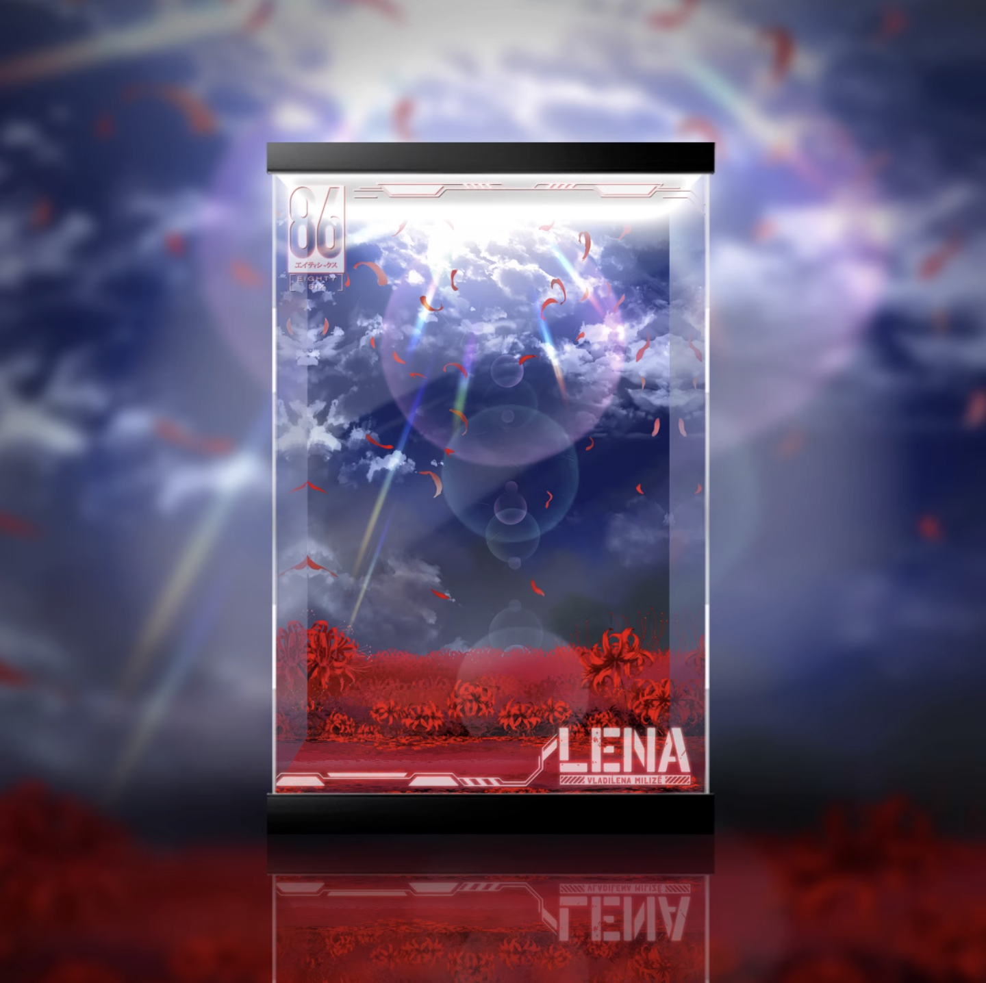 [AOWOBOX] 角川 KDcolle 86 不存在的戰區 蕾娜 專用主題展示盒