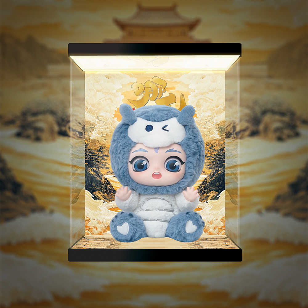 [AOWOBOX] Pop Mart 泡泡瑪特 哪吒 敖丙 搪膠公仔 主題展示盒