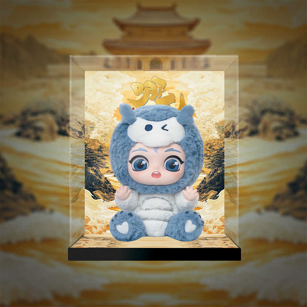 [AOWOBOX] Pop Mart 泡泡瑪特 哪吒 敖丙 搪膠公仔 主題展示盒