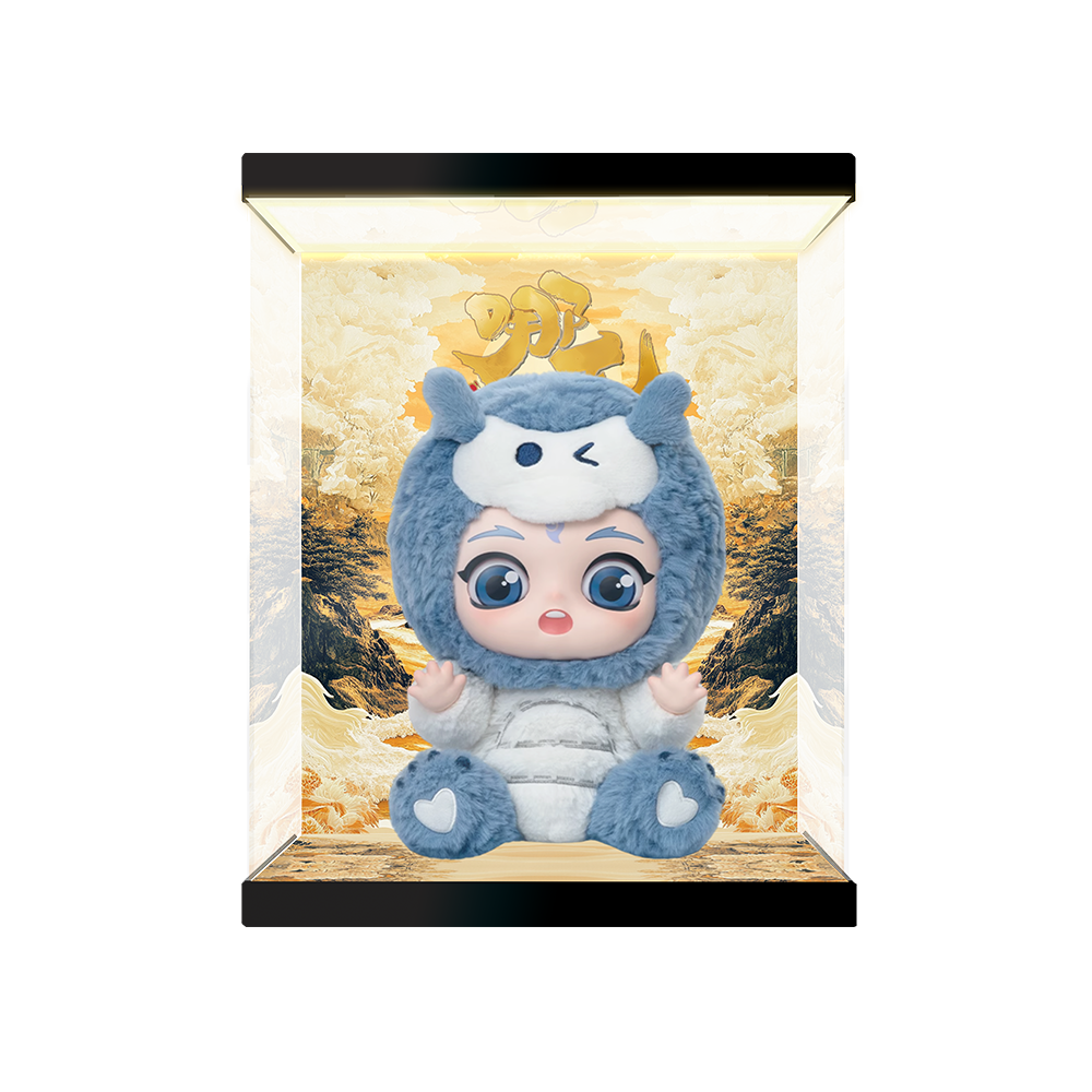 [AOWOBOX] Pop Mart 泡泡瑪特 哪吒 敖丙 搪膠公仔 主題展示盒