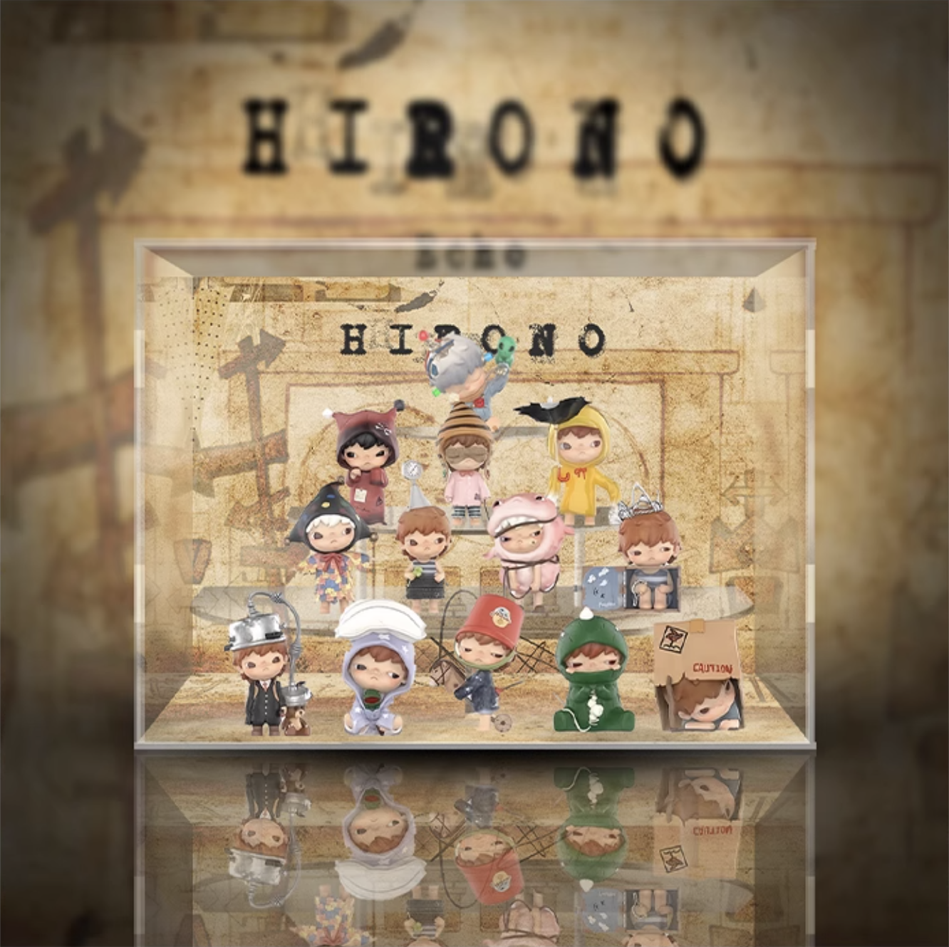 [AOWOBOX] Pop Mart 泡泡瑪特 Hirono Echo 小野回聲 系列 盲盒專用主題展示盒