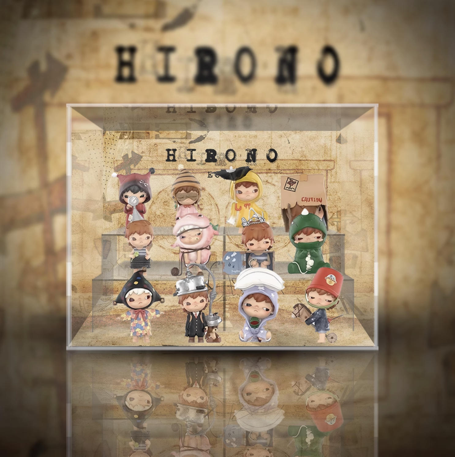 [AOWOBOX] Pop Mart 泡泡瑪特 Hirono Echo 小野回聲 系列 盲盒專用主題展示盒