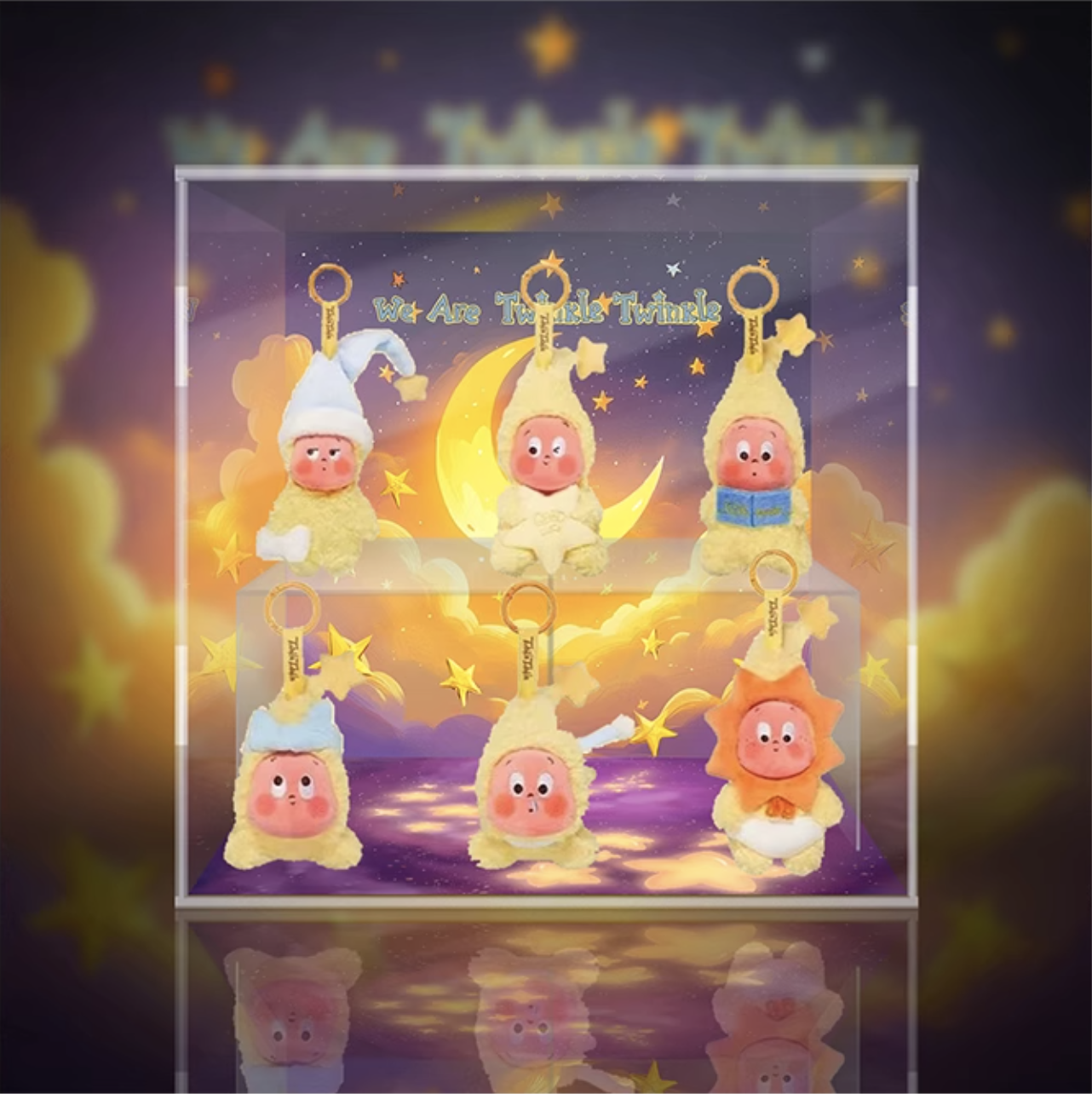 [AOWOBOX] Pop Mart 泡泡瑪特 TwinkleTwinkle 我們都是星星人 系列 毛絨掛件盲盒 主題展示盒