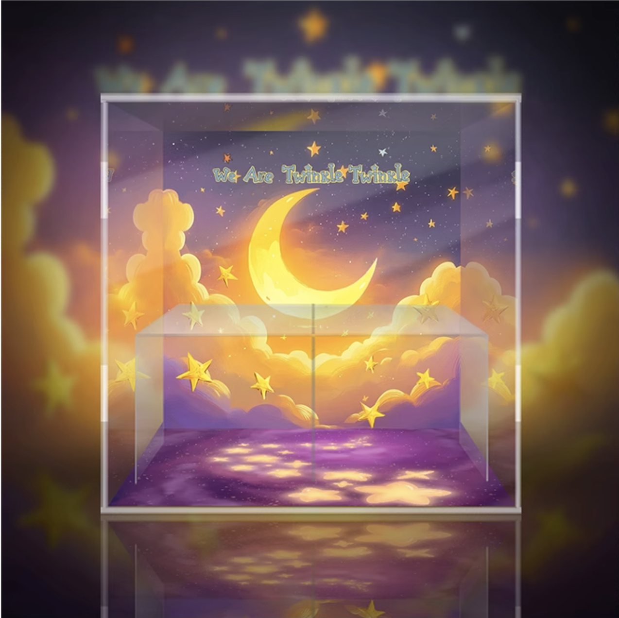 [AOWOBOX] Pop Mart 泡泡瑪特 TwinkleTwinkle 我們都是星星人 系列 毛絨掛件盲盒 主題展示盒