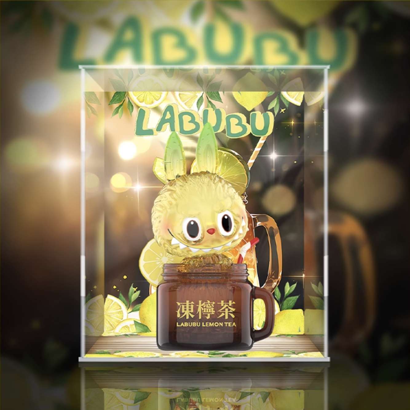 [AOWOBOX] Pop Mart 泡泡瑪特 THE MONSTERS Labubu 凍檸茶 專用主題展示盒