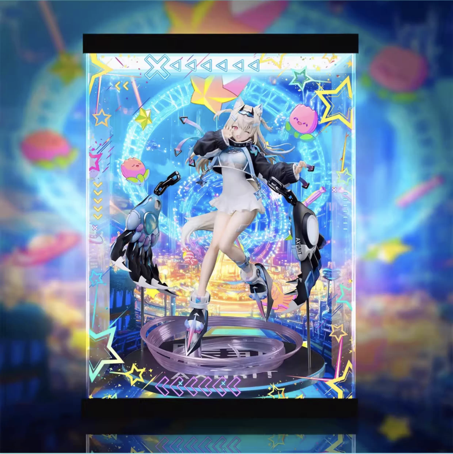 [AOWOBOX] Design COCO Hololive Fuwawa Abyssgard 軟軟 阿比斯加德 AXGRIT 專用主題展示盒