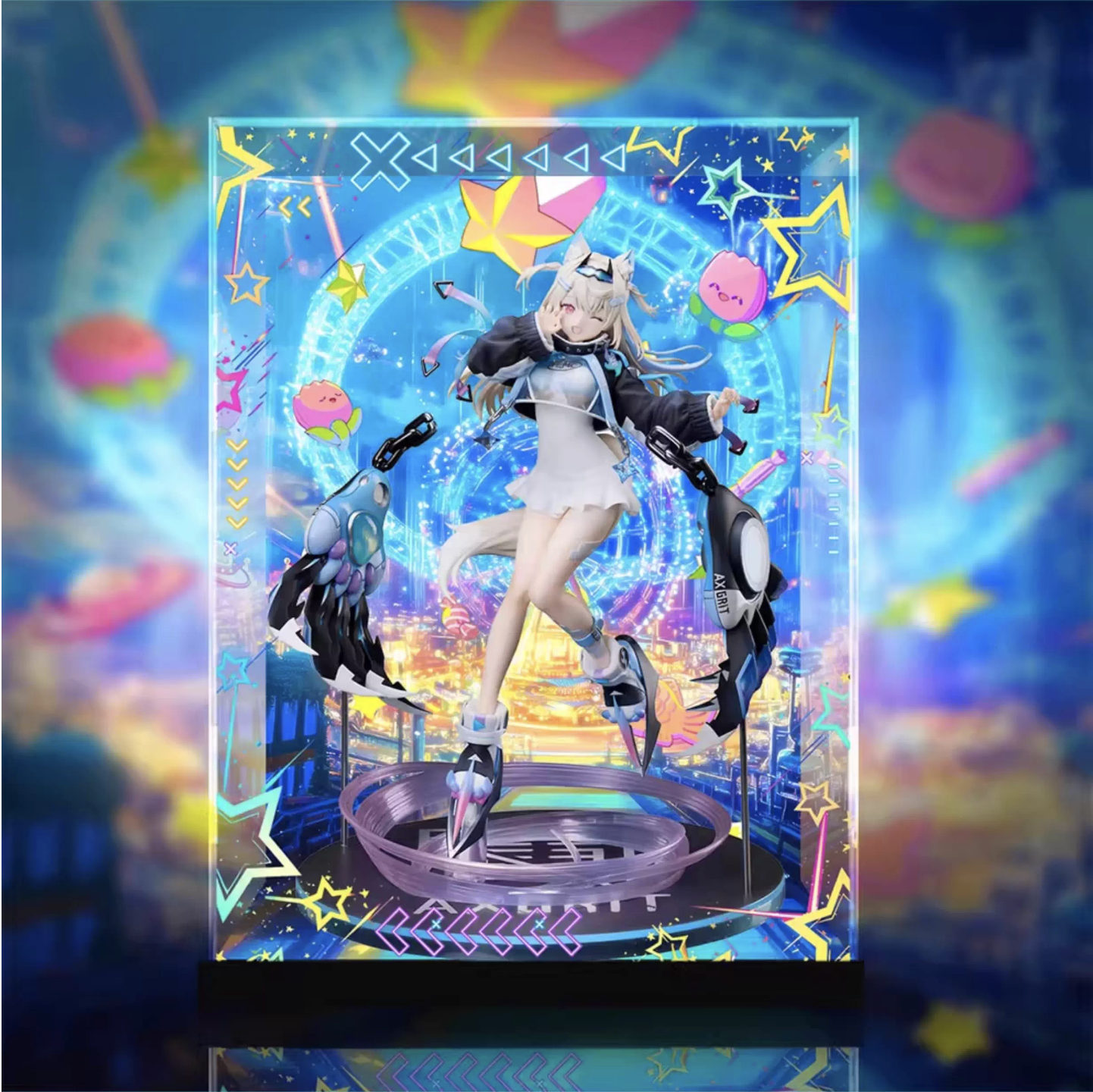 [AOWOBOX] Design COCO Hololive Fuwawa Abyssgard 軟軟 阿比斯加德 AXGRIT 專用主題展示盒