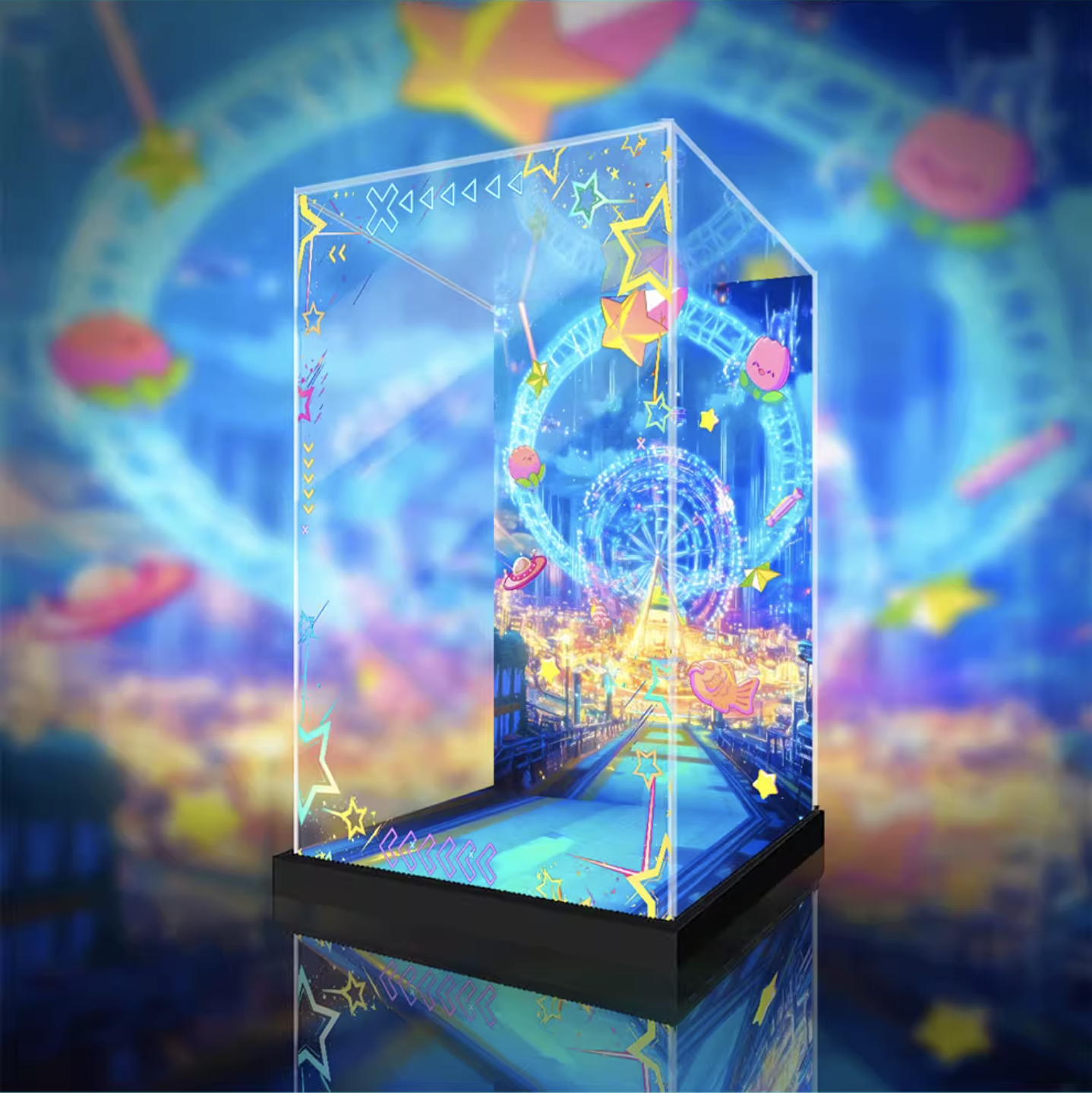 [AOWOBOX] Design COCO Hololive Fuwawa Abyssgard 軟軟 阿比斯加德 AXGRIT 專用主題展示盒