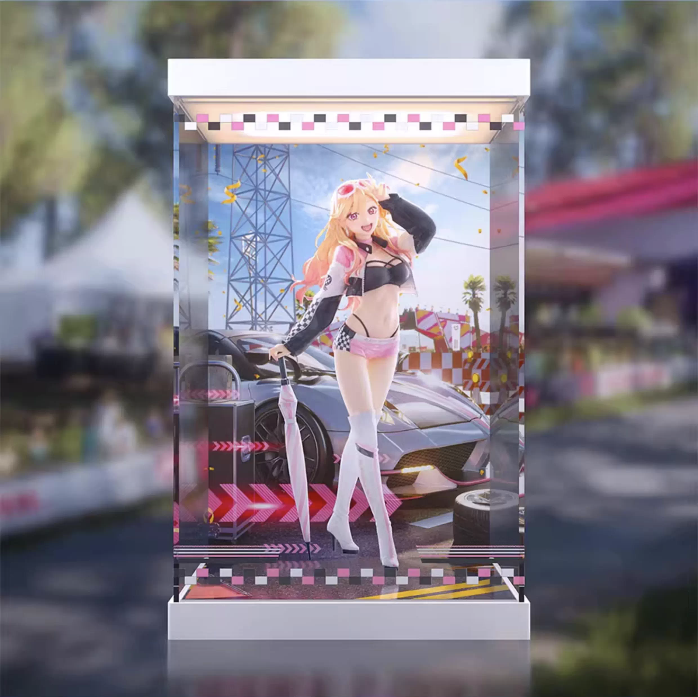 [AOWOBOX] Aniplex 戀上換裝娃娃 喜多川海夢 賽車女郎 專用主題展示盒