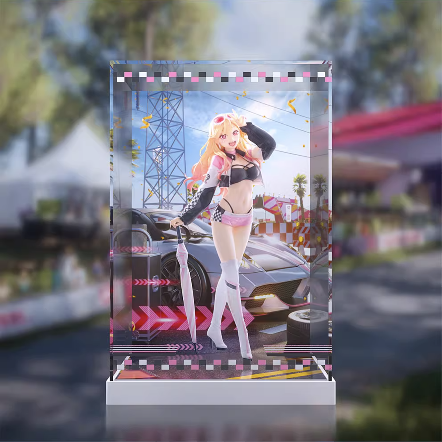 [AOWOBOX] Aniplex 戀上換裝娃娃 喜多川海夢 賽車女郎 專用主題展示盒