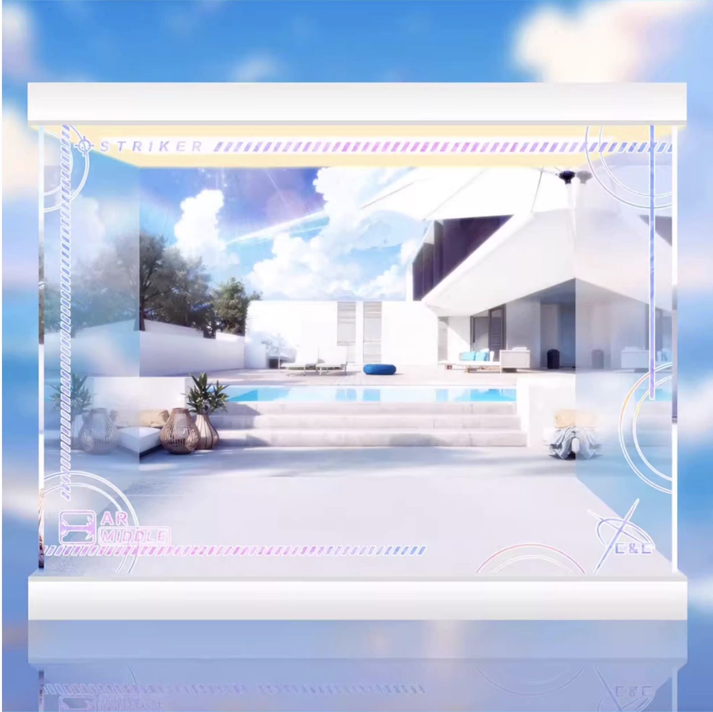 [AOWOBOX] Alter 蔚藍檔案 Blue Archive 飛鳥馬季 飛鳥馬時 兔女郎 紀念館大廳 專用主題展示盒