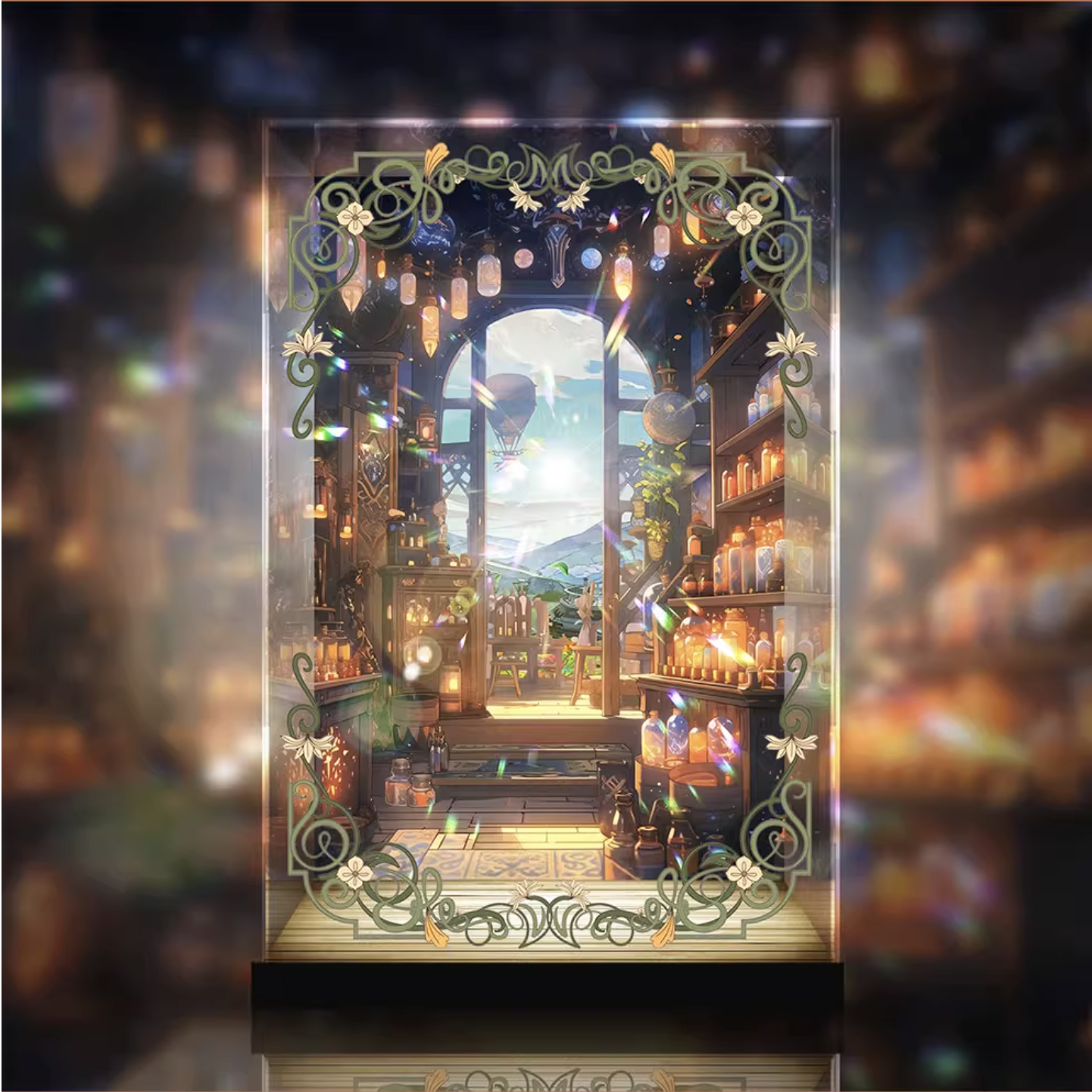 [AOWOBOX] Medicos 蕾斯萊莉婭娜的鍊金工房 忘卻鍊金術與極夜的解放者 萊莎 學園 專用主題展示盒