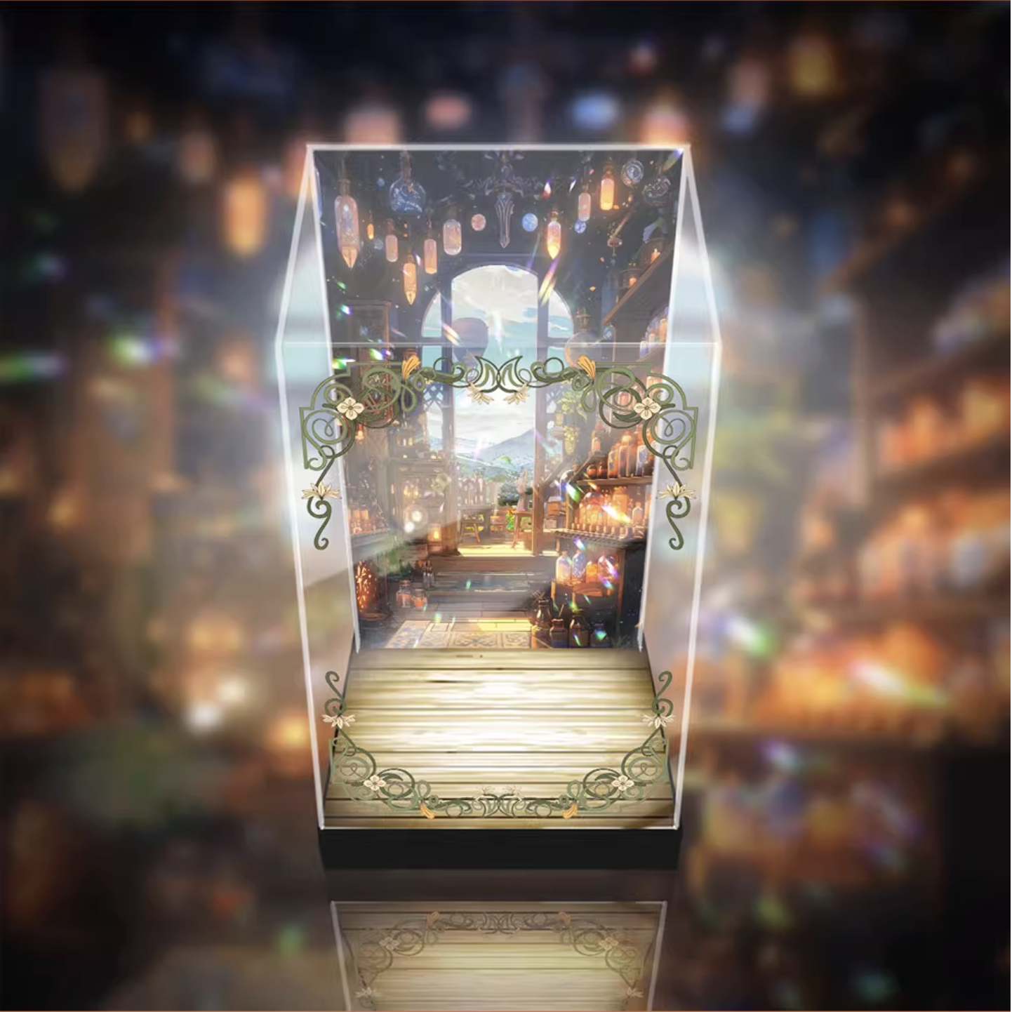 [AOWOBOX] Medicos 蕾斯萊莉婭娜的鍊金工房 忘卻鍊金術與極夜的解放者 萊莎 學園 專用主題展示盒