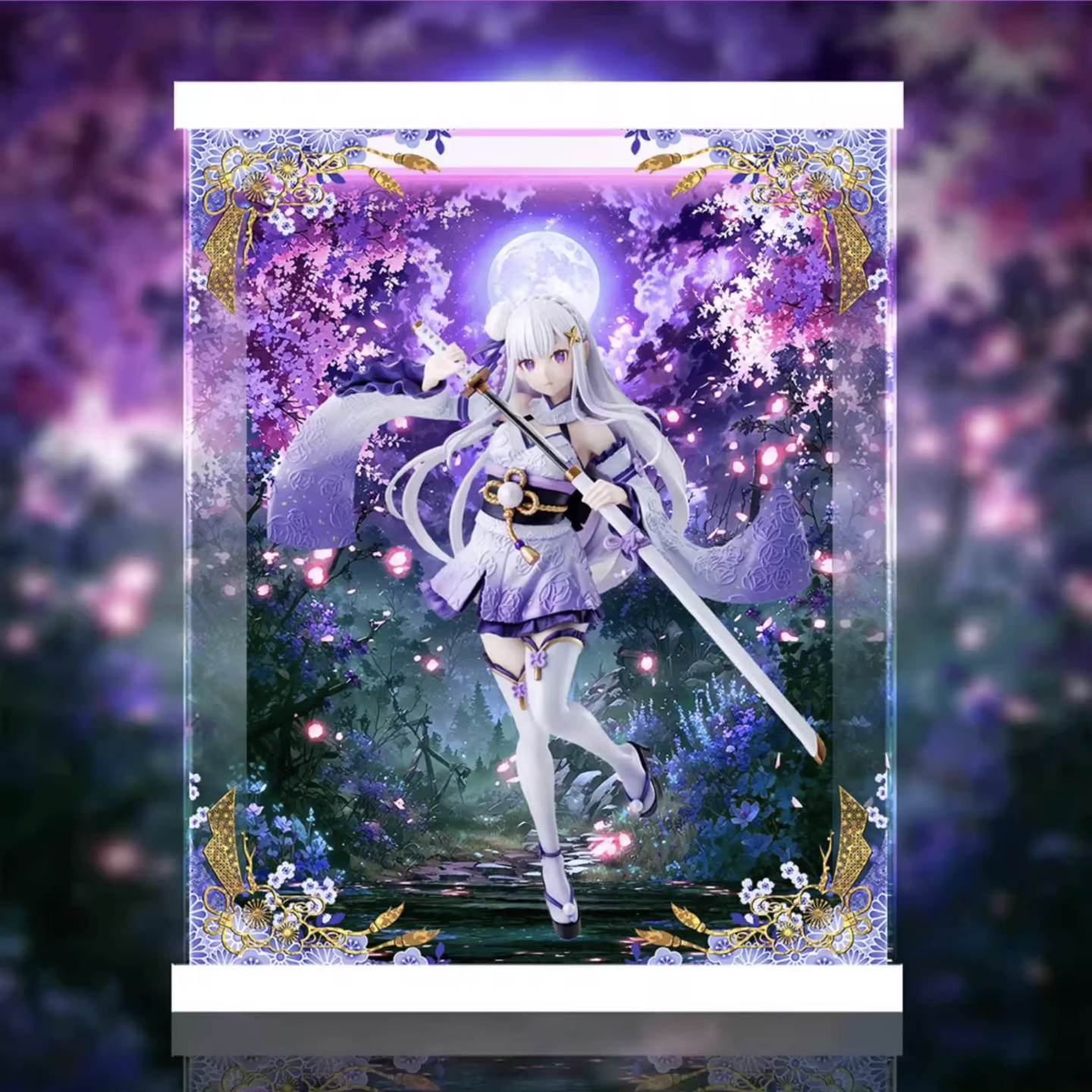 [AOWOBOX] Kadokawa 角川 Re 從零開始的異世界生活 愛蜜莉雅 戰鬥服 專用主題展示盒