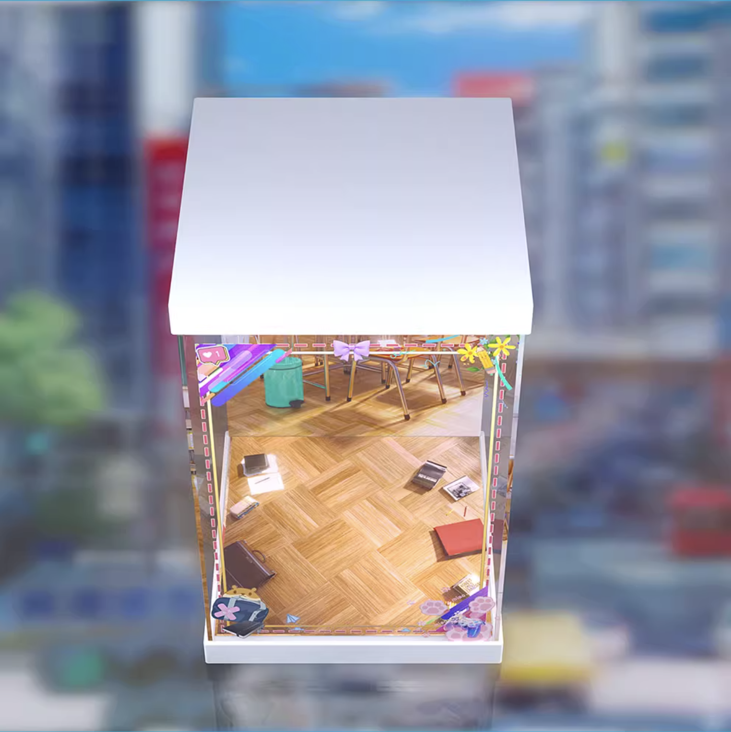 [AOWOBOX] Plum 學園偶像大師 藤田琴音 專用主題展示盒