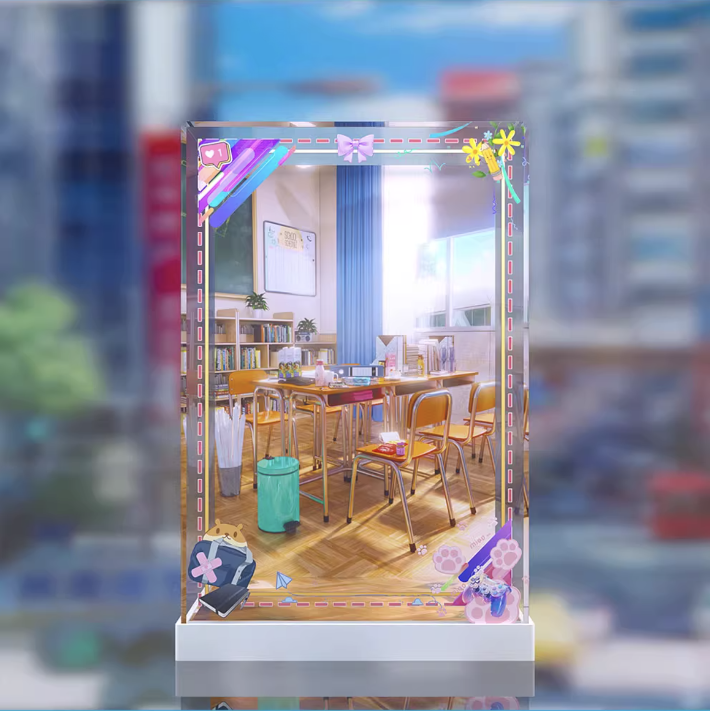 [AOWOBOX] Plum 學園偶像大師 藤田琴音 專用主題展示盒