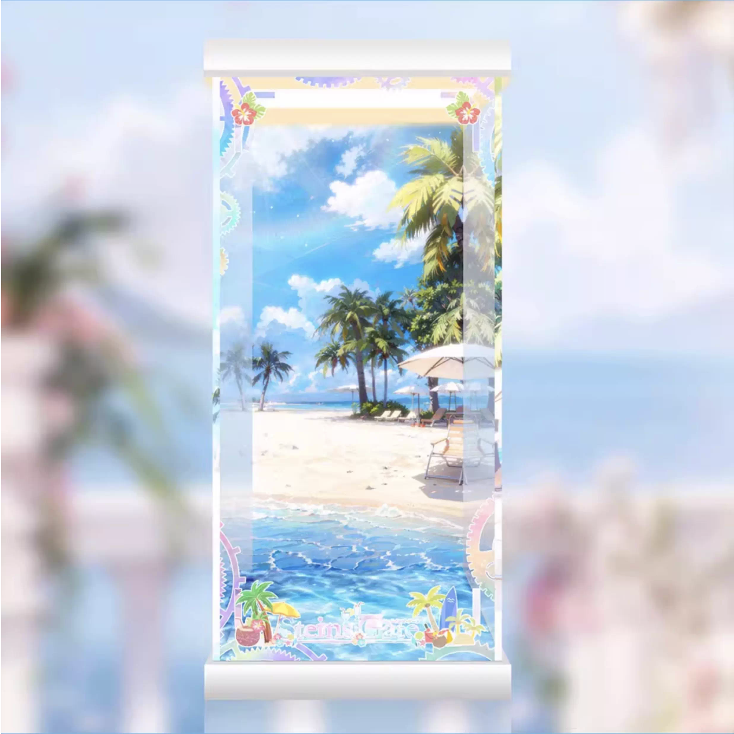 [AOWOBOX] 青時雨 Solarain 命運石之門 牧瀨紅莉栖 阿萬音鈴羽 椎名真由理 泳裝 專用主題展示盒