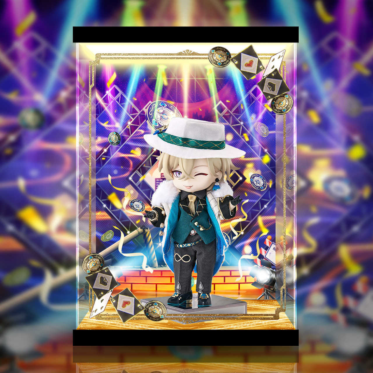 [AOWOBOX] GSC 粘土人 崩壞：星穹鐵道 砂金 Q版專用 主題展示盒