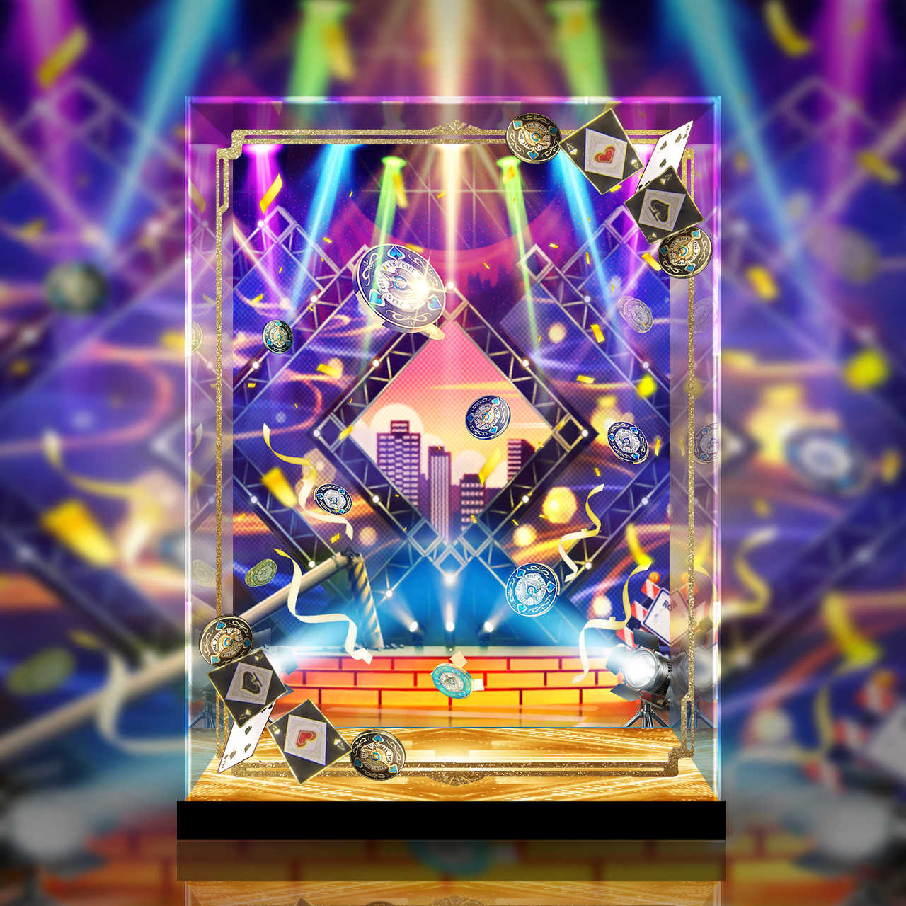 [AOWOBOX] GSC 粘土人 崩壞：星穹鐵道 砂金 Q版專用 主題展示盒