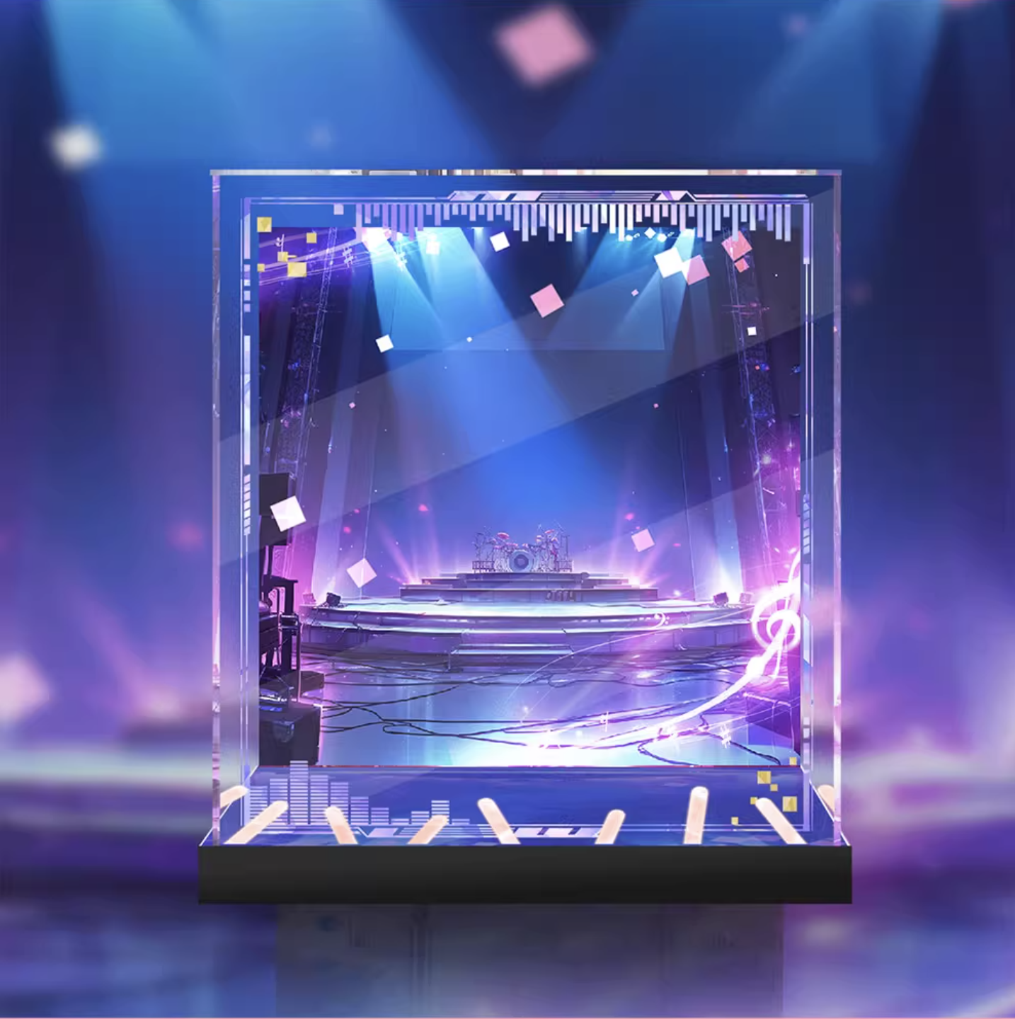 [AOWOBOX] 好微笑 黏土人 BanG Dream 夢想協奏曲 2707 千早愛音 專用主題展示盒