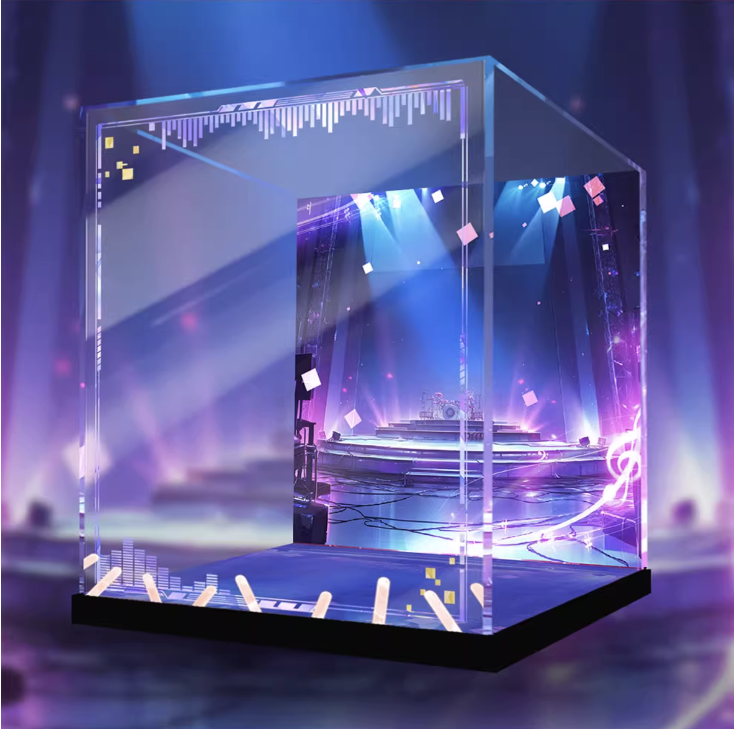 [AOWOBOX] 好微笑 黏土人 BanG Dream 夢想協奏曲 2707 千早愛音 專用主題展示盒