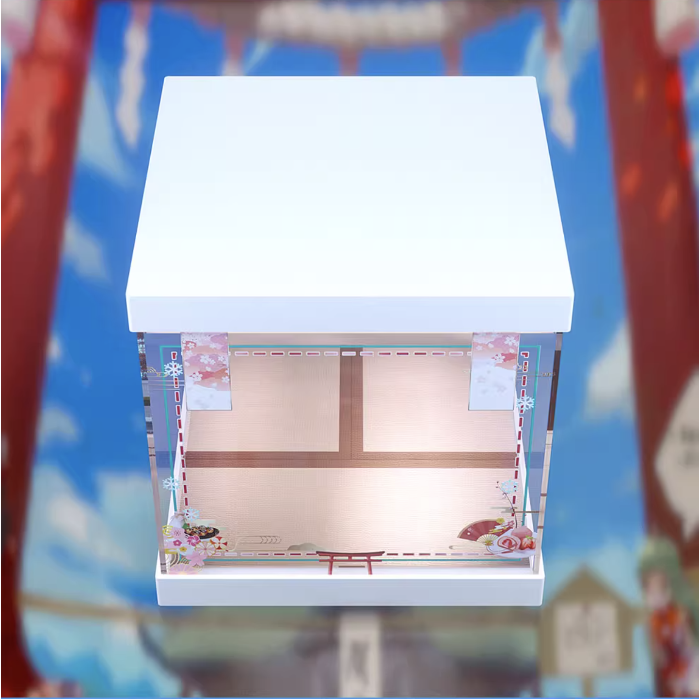 [AOWOBOX] 好微笑 黏土人 303 雪初音 雪未來 草莓白無垢 專用主題展示盒