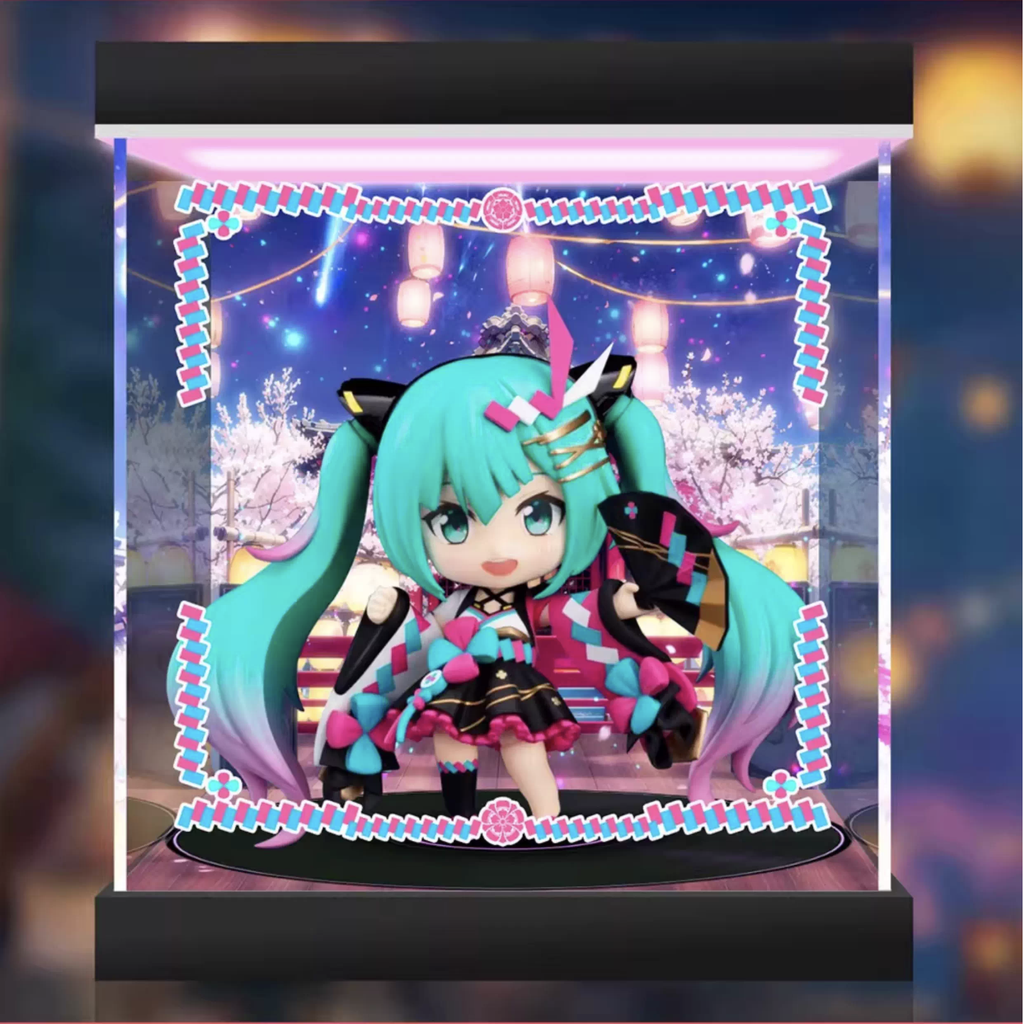 [AOWOBOX] 好微笑 黏土人 1511 初音未來 MAGICAL MIRAI 2020 夏日祭典 專用主題展示盒