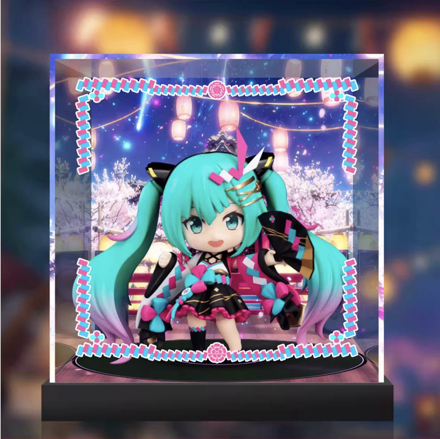 [AOWOBOX] 好微笑 黏土人 1511 初音未來 MAGICAL MIRAI 2020 夏日祭典 專用主題展示盒