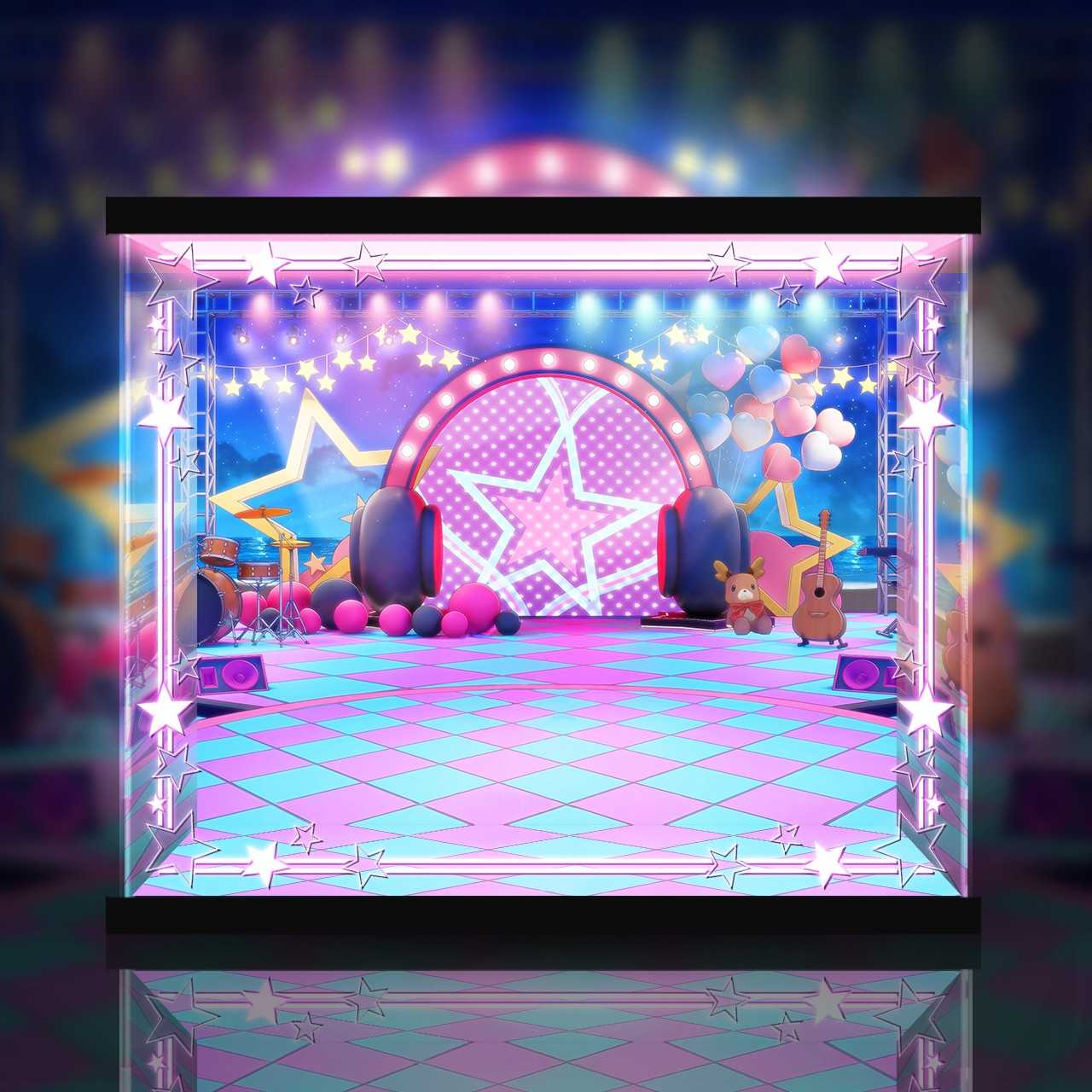 [AOWOBOX]  Design Coco Hololive 白上吹雪 大神澪 We are GAMERS 2入 展示盒