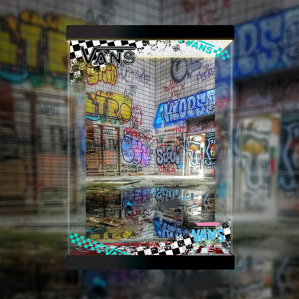 [AOWOBOX]  泡泡瑪特 MEGA Space Molly 400% VANS 展示盒