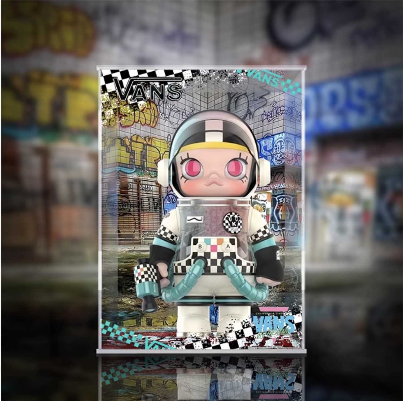 [AOWOBOX]  泡泡瑪特 MEGA Space Molly 400% VANS 展示盒