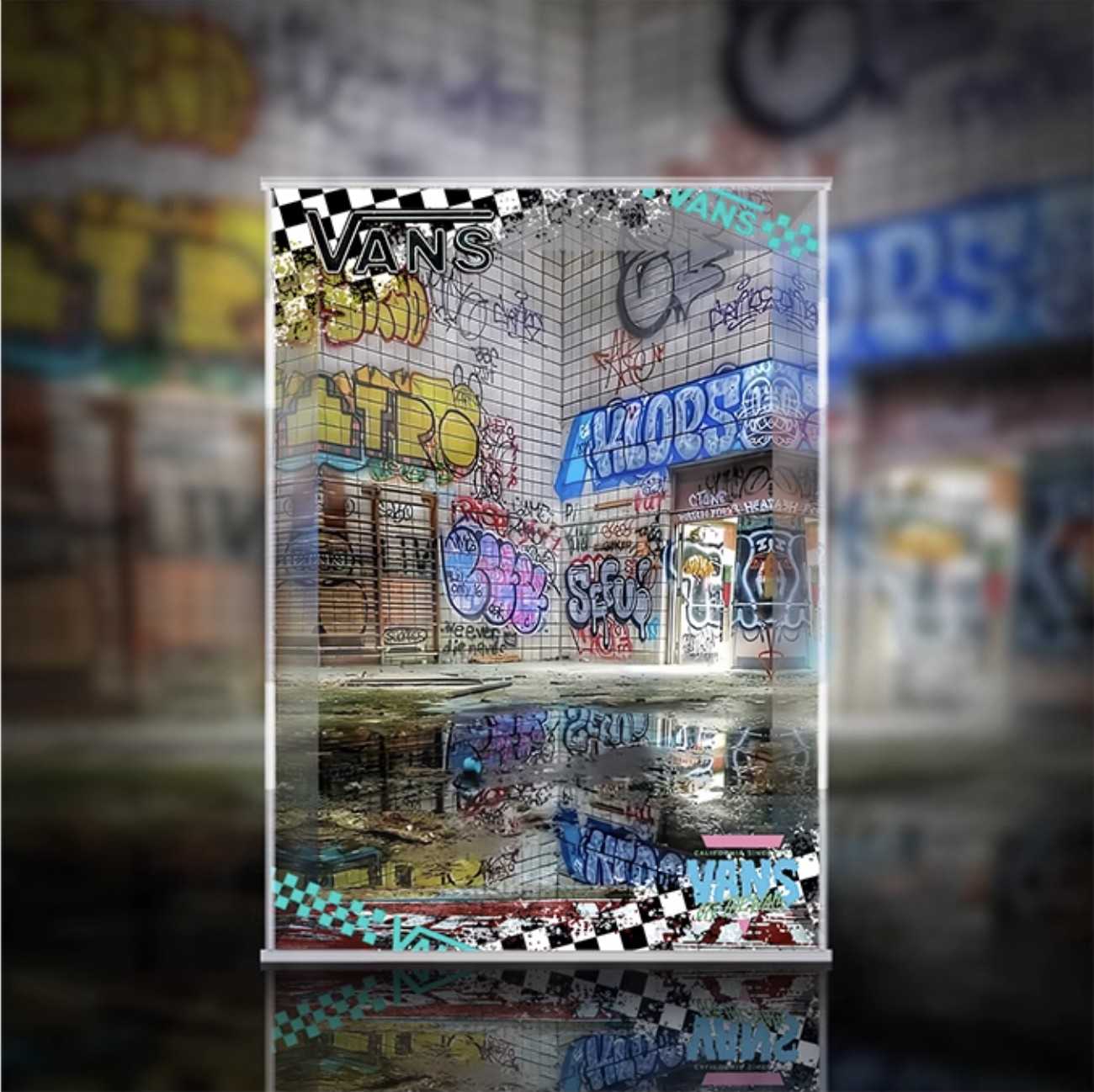 [AOWOBOX]  泡泡瑪特 MEGA Space Molly 400% VANS 展示盒